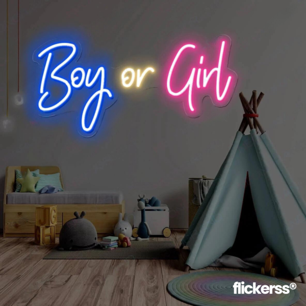 Gender Reveal Neon Sign