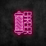 pink Barber Neon Sign