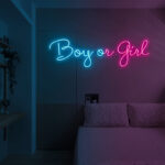 colorful2 Boy or Girl Neon Sign