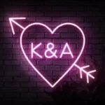 pink Initials-in-Heart-with-Arrow-Neon-Sign